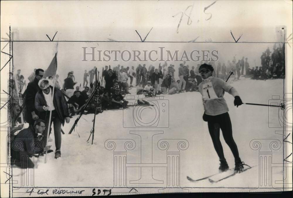 1964 Press Photo Skier Jim Heuga wins Annual Heather Cup Giant Slalom, Mt. Baker- Historic Images