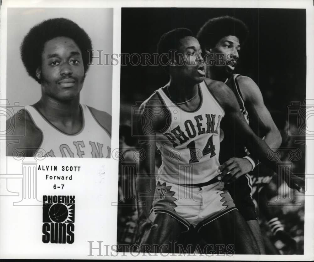 1978 Press Photo Phoenix Suns Basketball player Alvin Scott - pis04266- Historic Images