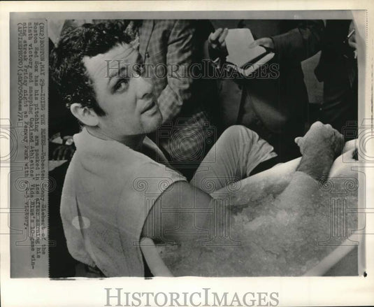 1971 Press Photo Red Sox' baseball player Sonny Siebert, Boston, Massachusetts- Historic Images