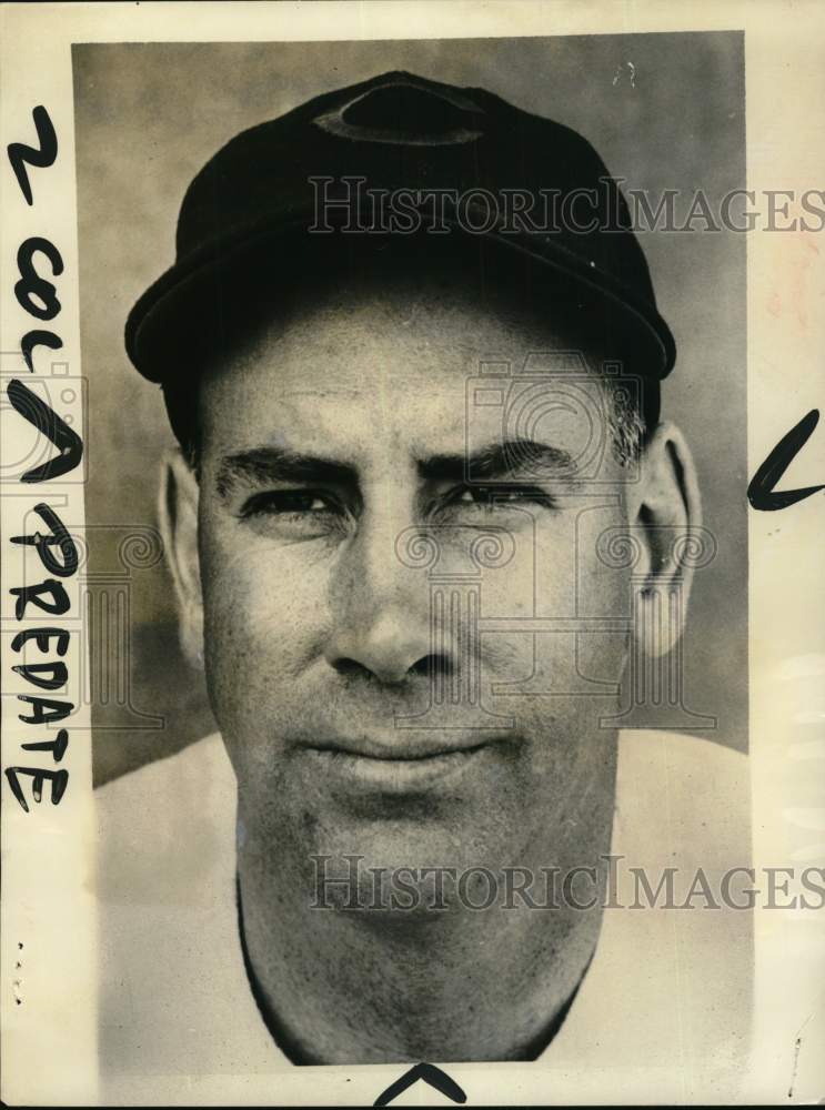 1952 Press Photo Portrait of World Series baseball player Floyd Bevens- Historic Images