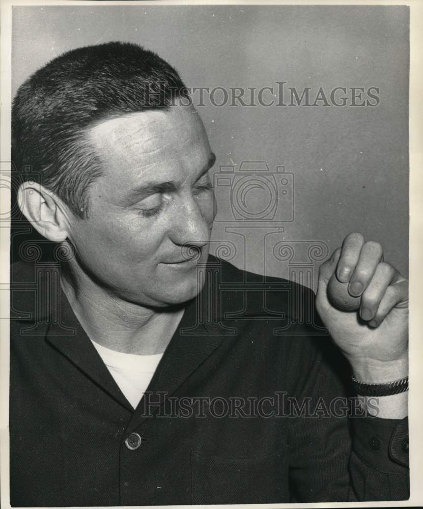 Press Photo Hydroplane driver Norm Evans - pis04995- Historic Images