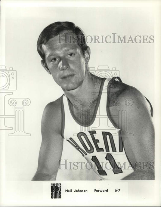 1968 Press Photo Phoenix Suns' forward Neil Johnson - pis05012- Historic Images