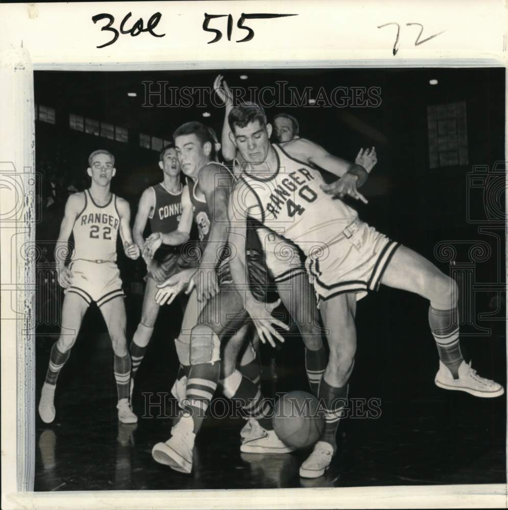 1964 Press Photo St. Martin &amp; Connell, State Class A High School Basketball, WA- Historic Images