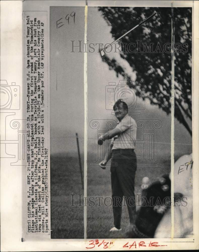 1967 Press Photo Golfer Tommy Bolt, Thunderbird Invitational Classic, New Jersey- Historic Images