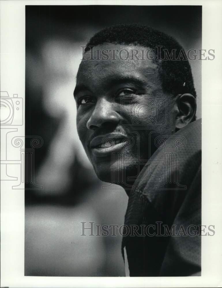1983 Press Photo Chiefs' wide receiver Anthony Hancock, football player- Historic Images