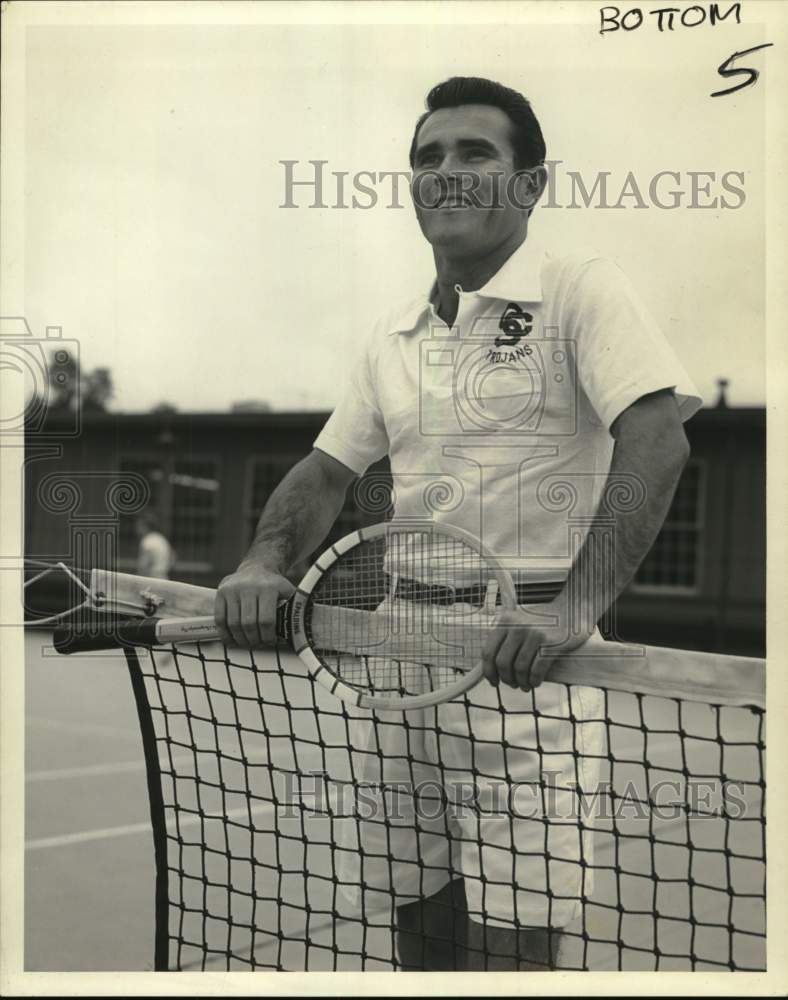 1954 Press Photo Tennis player Jack Grigry, University of Southern California- Historic Images