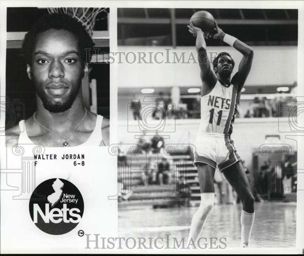 1978 Press Photo New Jersey Nets' basketball player Walter Jordan - pis06773- Historic Images