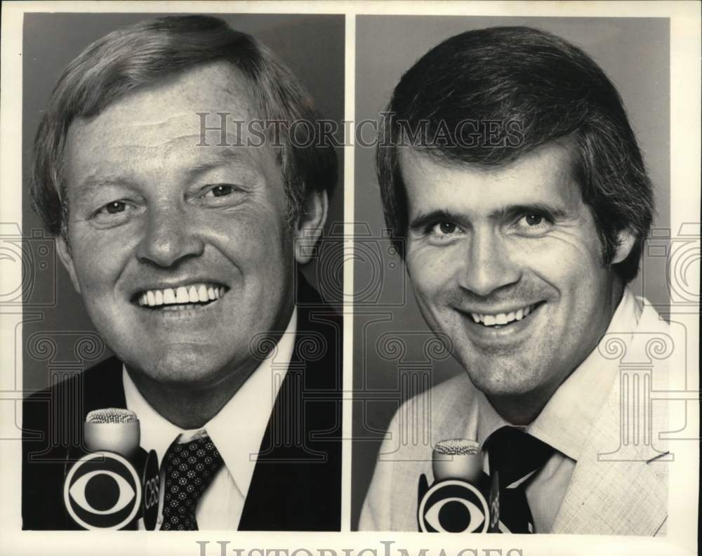 1979 Press Photo Ex-football player Sonny Jurgensen &amp; sportscaster Gary Bender- Historic Images