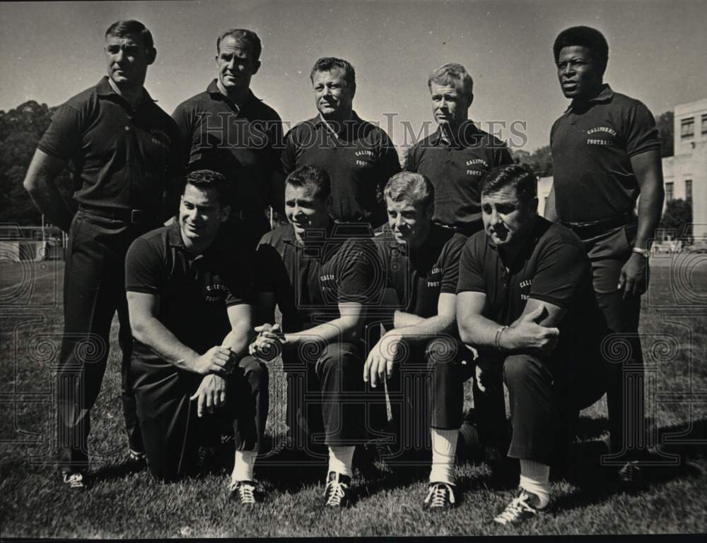 1970 Press Photo University of California football team members - pis07063- Historic Images