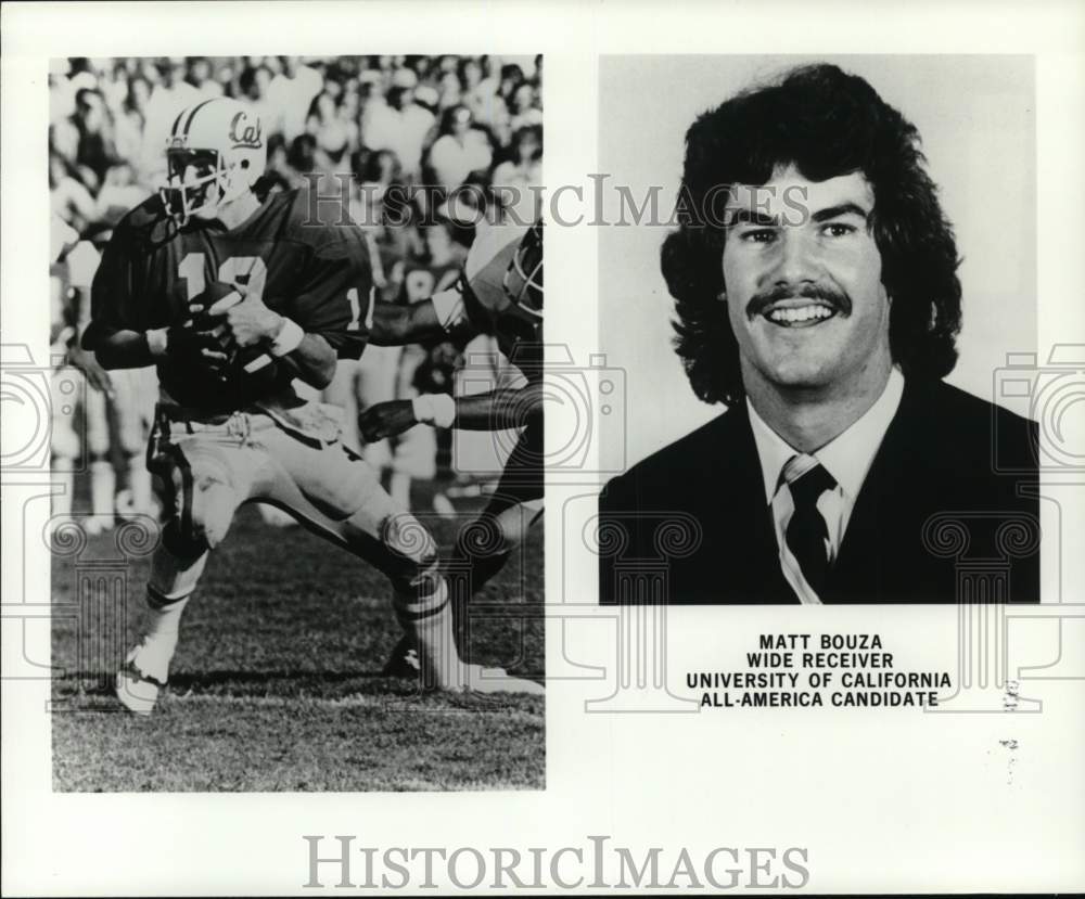 1980 Press Photo University Of California Football All-American End Matt Bouza- Historic Images