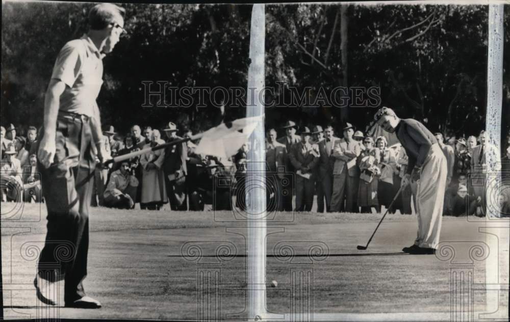 1952 Press Photo Jack Burke Jr at Los Angeles Open Golf, California - pis07091- Historic Images