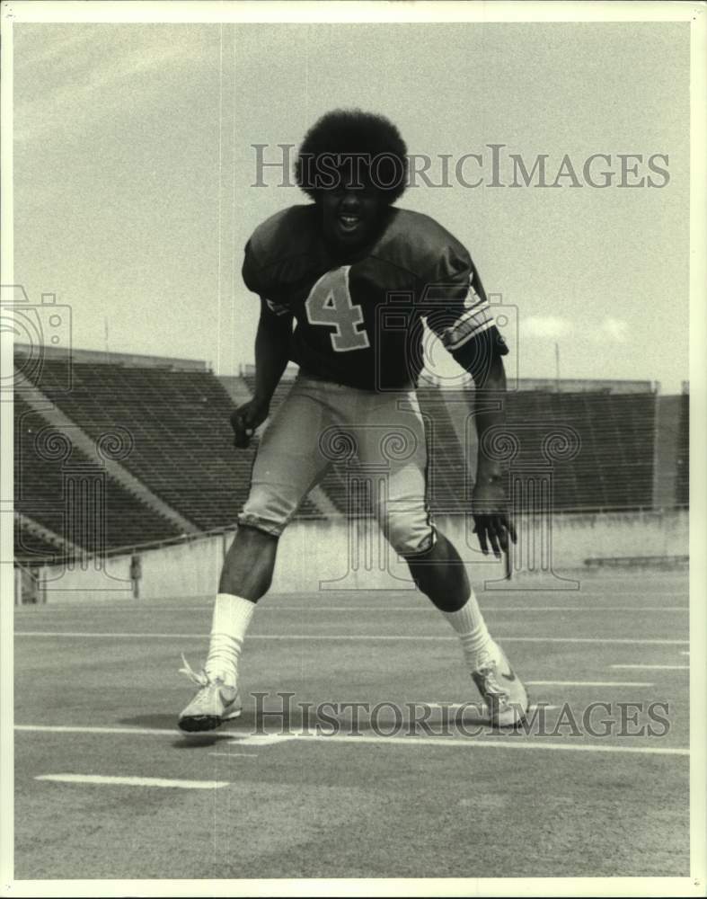 1976 Press Photo University of Oregon's football player Reggie Grant - pis07897- Historic Images