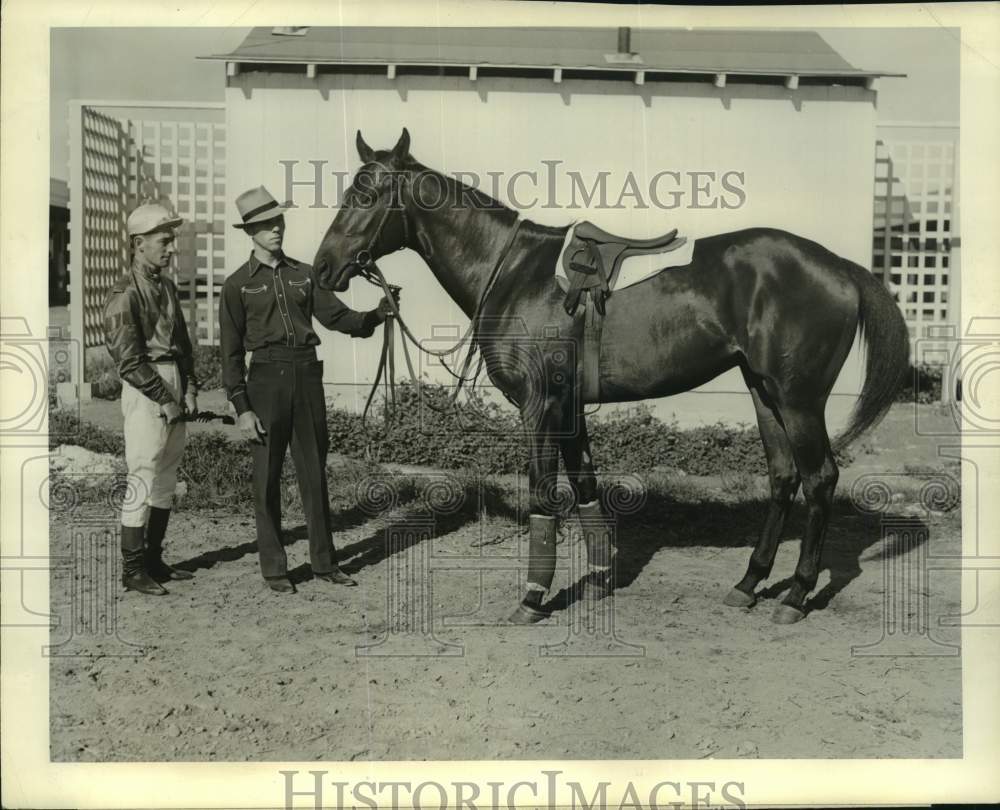 Press Photo Horse Wise Bob, jockey Bobby Wholey, W.O. Hicks, Florida - pis08050- Historic Images
