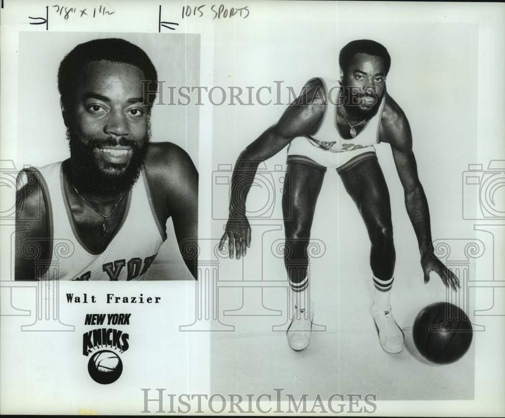 1976 Press Photo Basketball player Walt Frazier, New York Knicks - pis08096- Historic Images