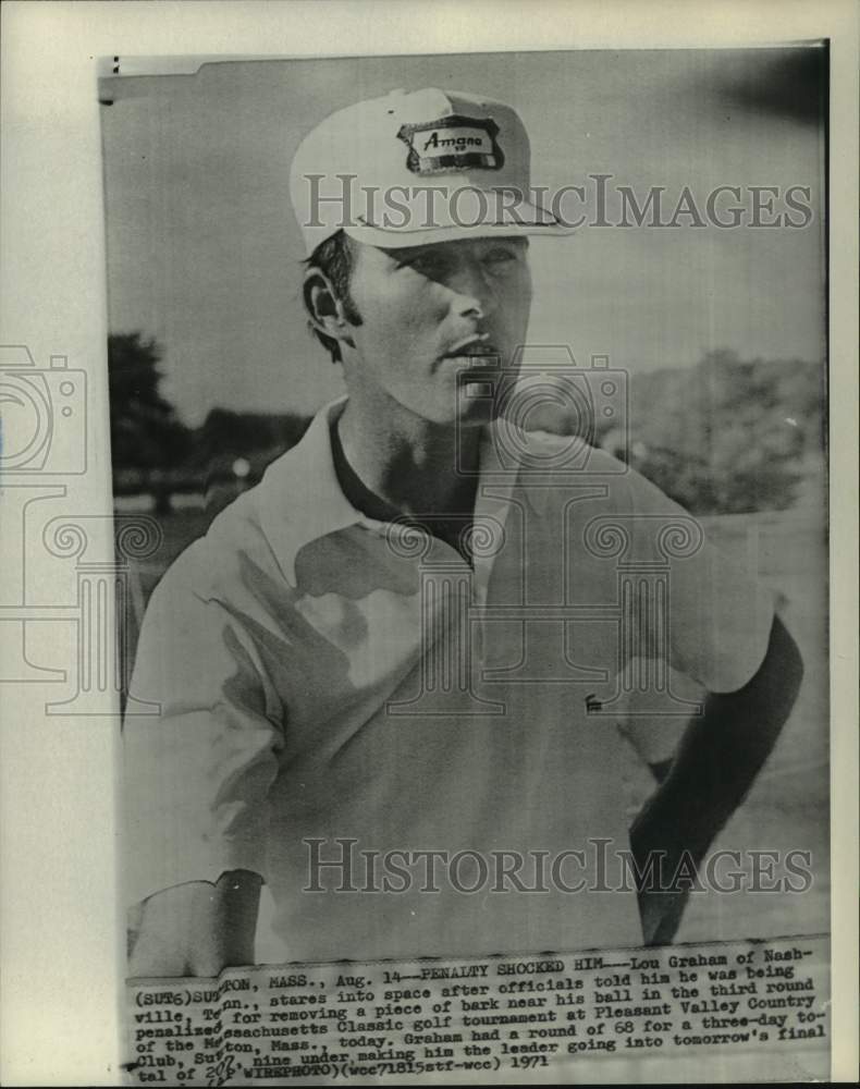 1971 Press Photo Golfer Lou Graham, Sutton, Massachusetts - pis08568- Historic Images