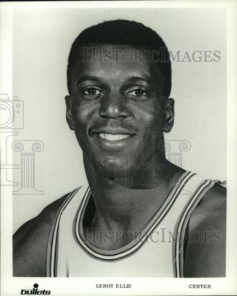 1968 Press Photo Baltimore Bullets&#39; basketball player Leroy Ellis - pis08645- Historic Images
