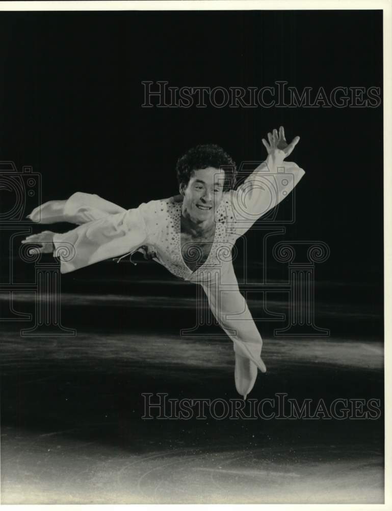 1980 Press Photo Four-Time United States Ice Skating Champion Charlie Tichner- Historic Images