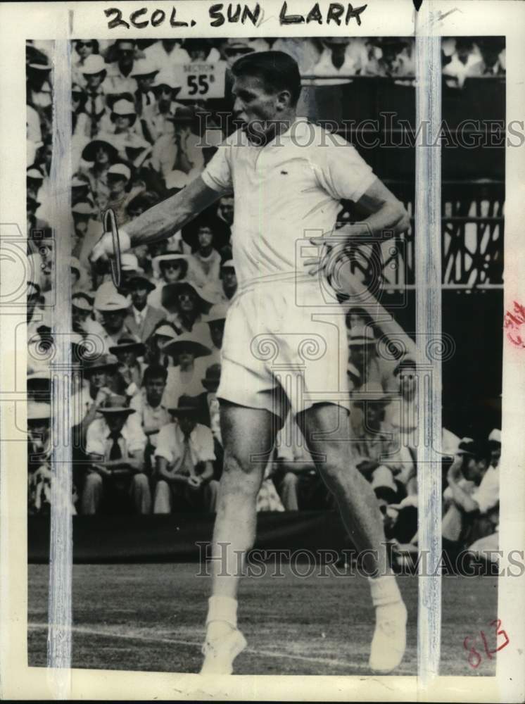 1954 Press Photo Tennis player Tony Trabert, Davis Cup in Sydney, Australia- Historic Images