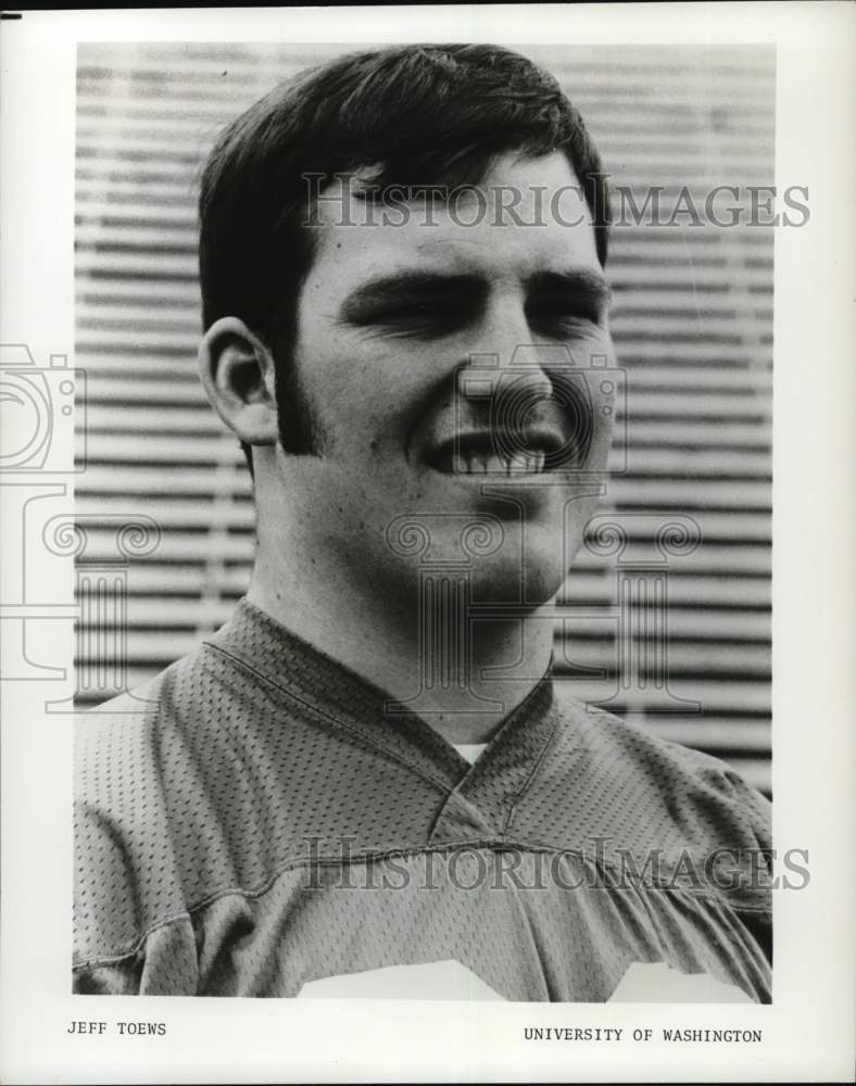 Press Photo University of Washington football player Jeff Toews - pis08925- Historic Images