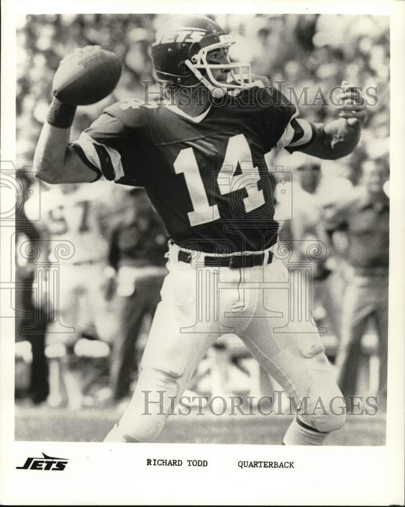 1979 Press Photo New York Jets quarterback Richard Todd, Football - pis08927- Historic Images