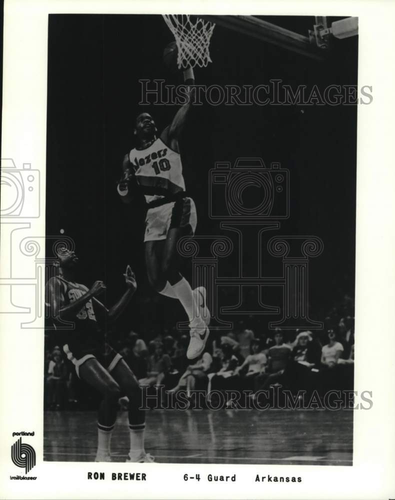 1979 Press Photo Portland Trail Blazers basketball player Ron Brewer - pis10227- Historic Images