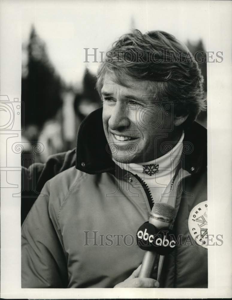 1980 Press Photo ABC Sports commentator Bob Beattie - pis17501- Historic Images