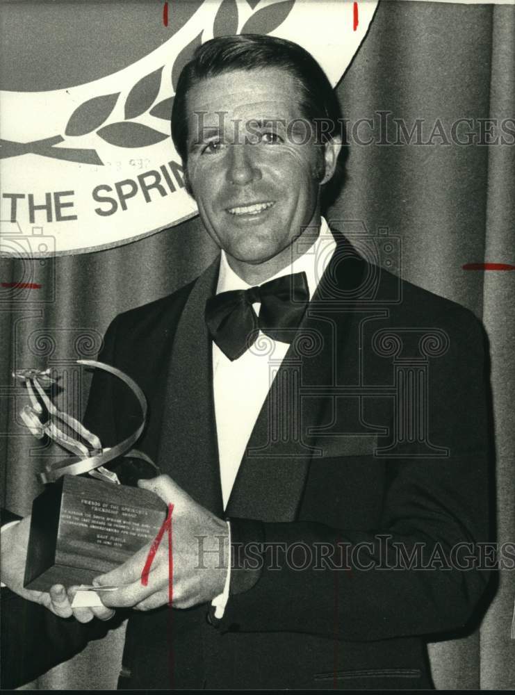 1982 Press Photo Golfer Gary Player, Friends of Springbok award, South Africa- Historic Images