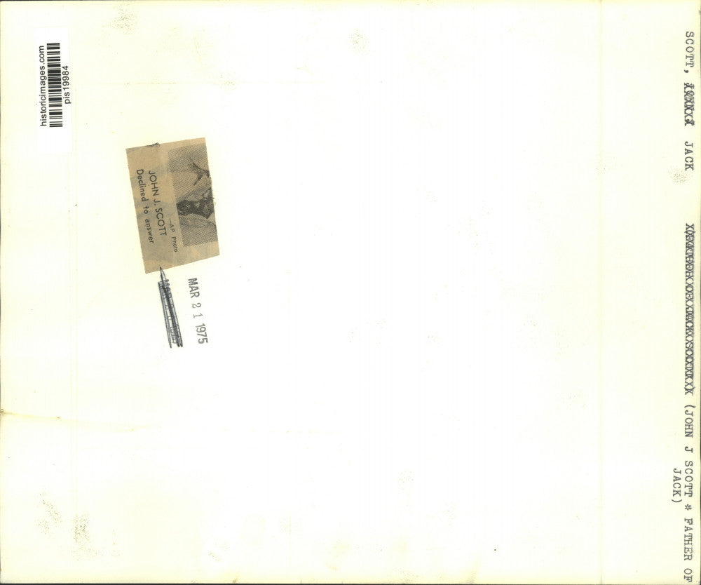 1975 Press Photo John J Scott & Doron Weinberg during Federal Building trial, CA