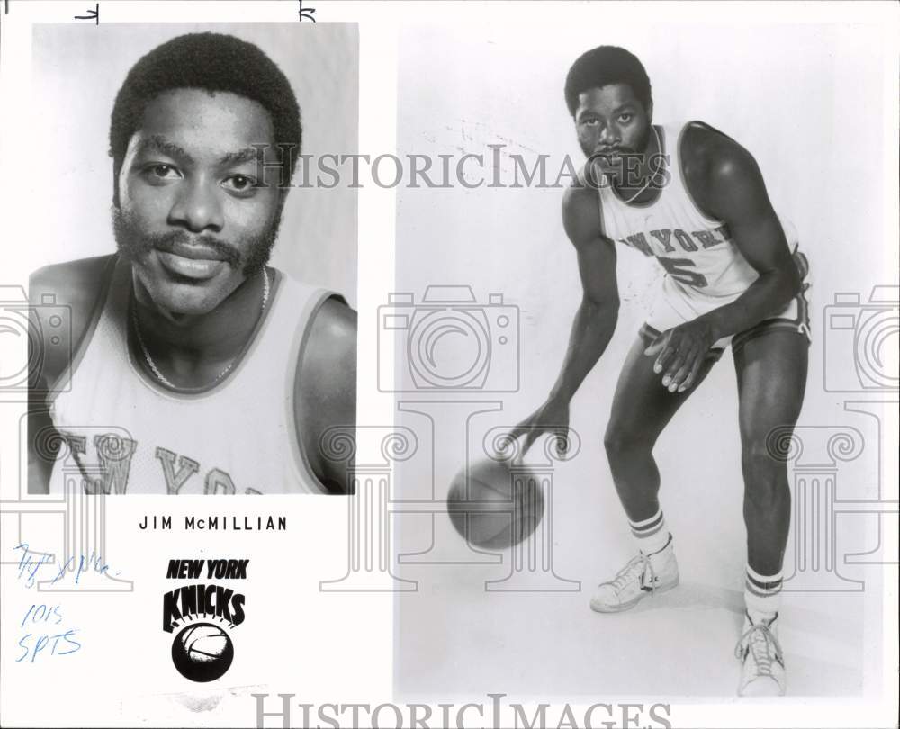 1978 Press Photo Jim McMillian, basketball player for the New York Knicks- Historic Images