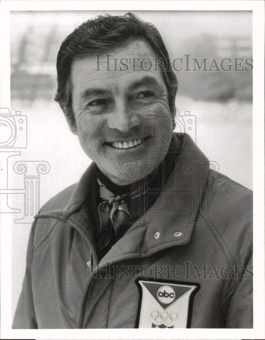 Press Photo Art Devlin, ABC Sports Expert Commentator - pis22812- Historic Images