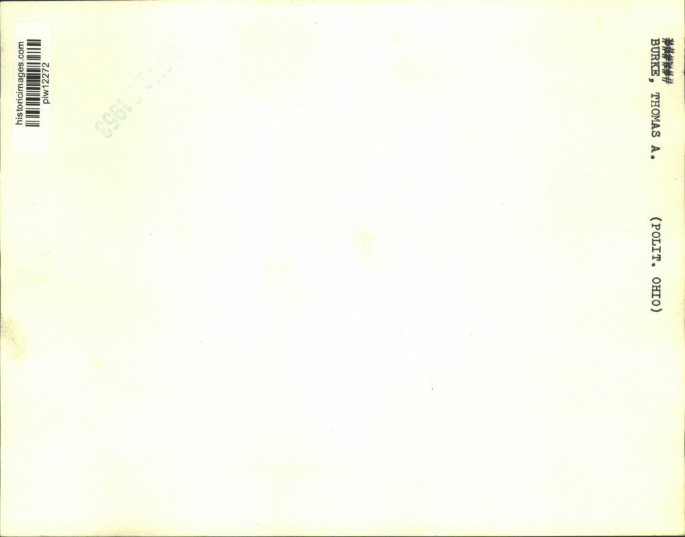 1953 Press Photo Senator Thomas Burke at the Capitol news conference in DC