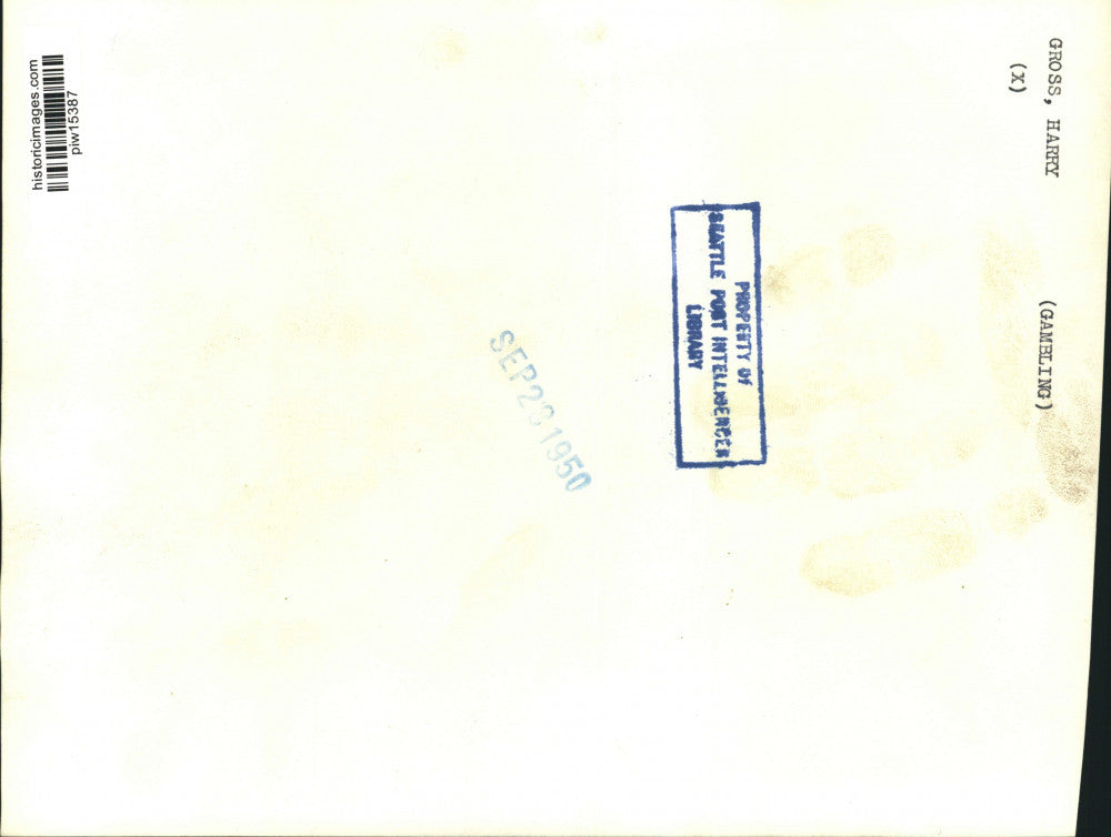 1950 Press Photo Gambling scandal witnesses Harry Gross & Artie Karp in New York