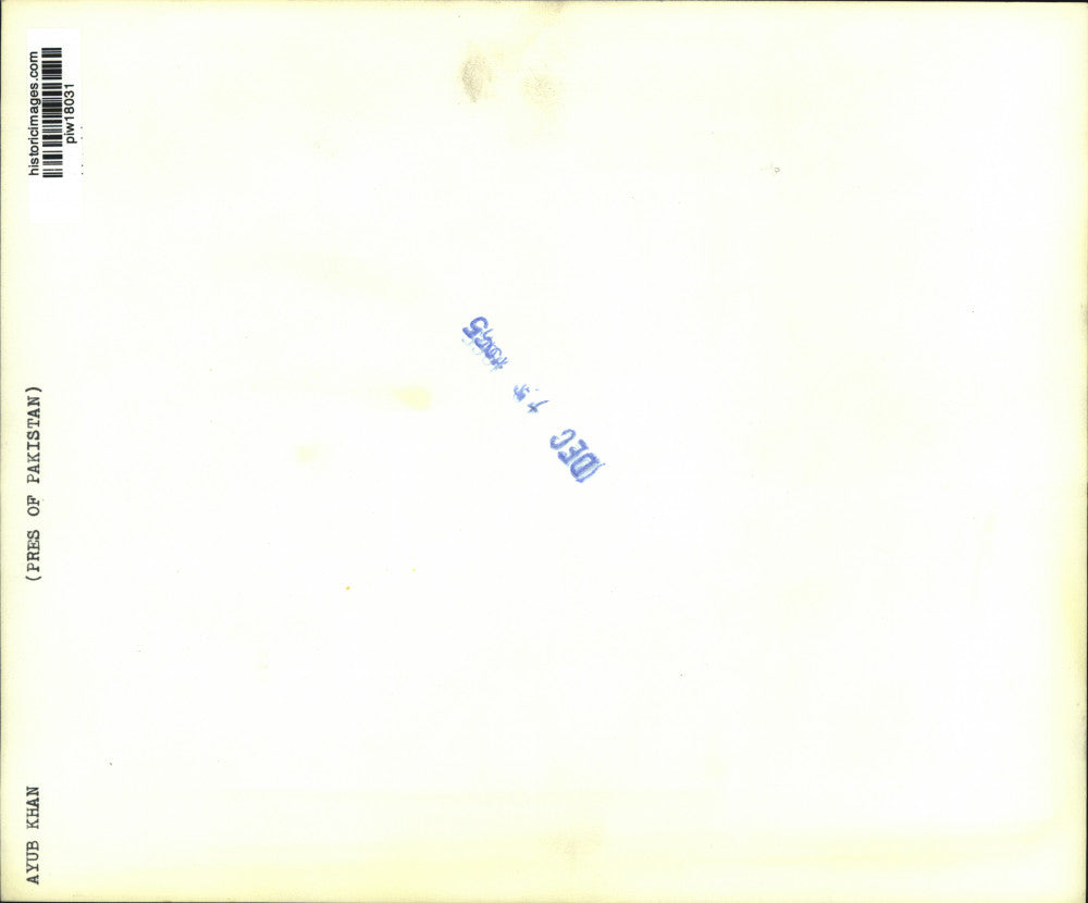 1965 Press Photo Pakistan's President Ayub Khan & Premier Harold Wilson, London