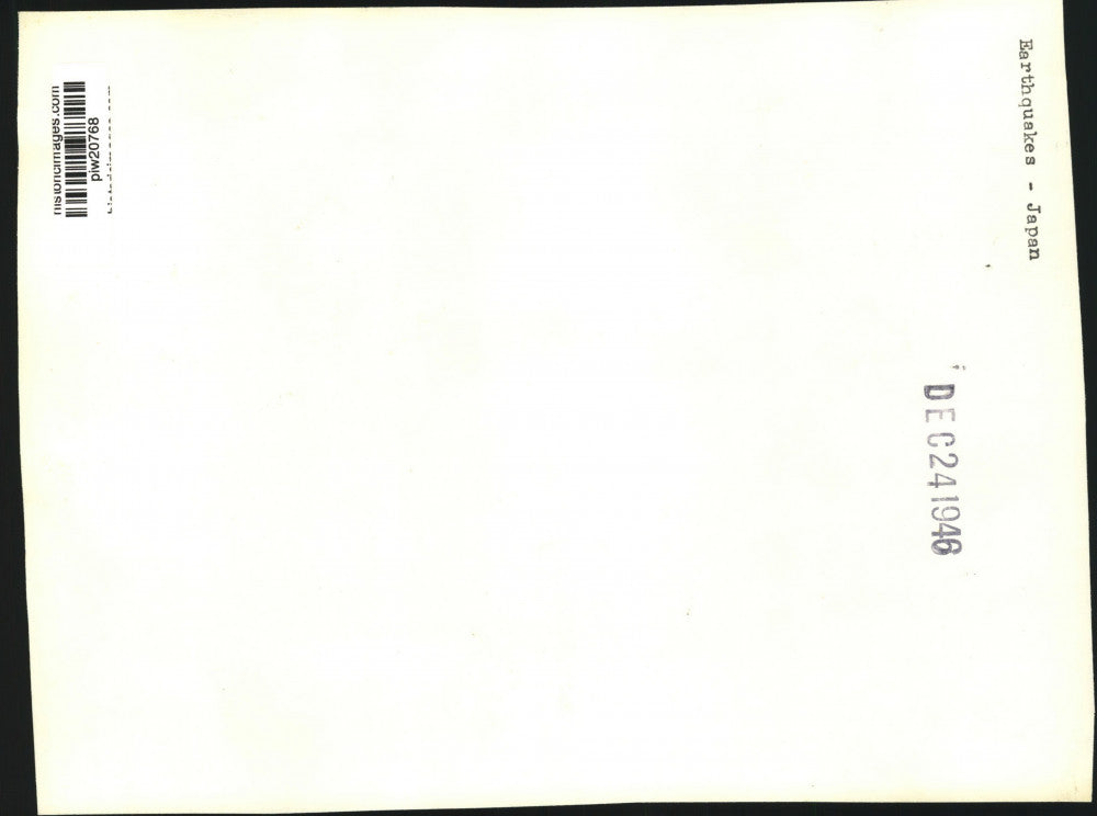 1946 Press Photo Aerial view of buildings & structures in Kyoto, Japan