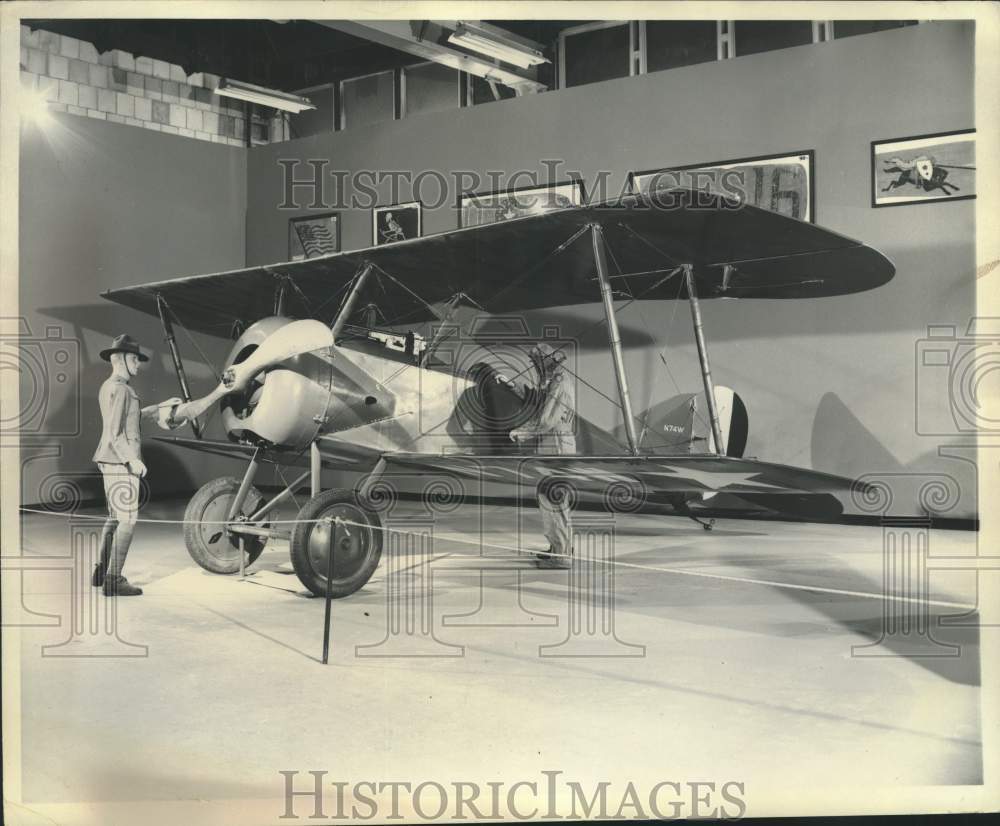 Press Photo Historic Rotary Airplane at Museum - pix02652- Historic Images
