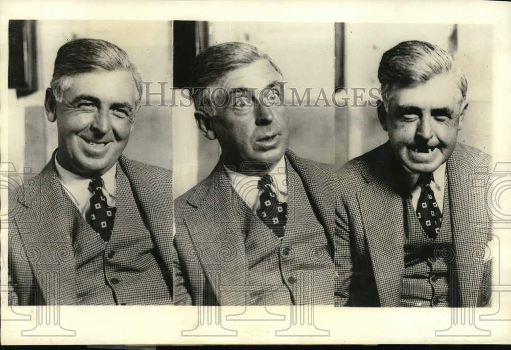 1927 Press Photo Boxing manager Leo Peccant Flynnn, press conference, New York- Historic Images