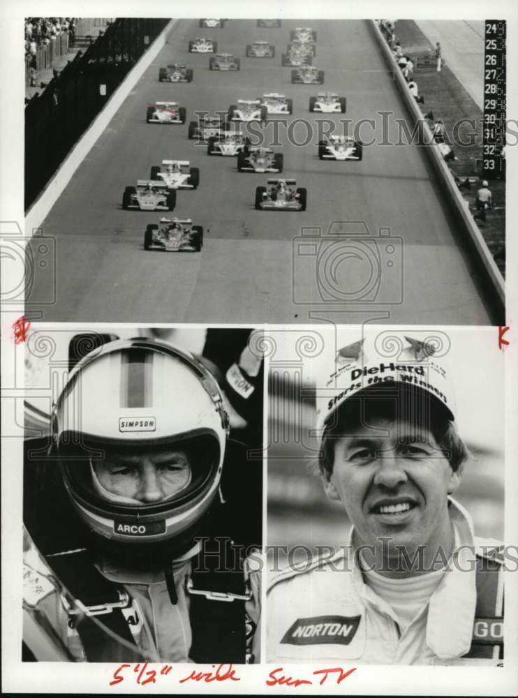 1982 Press Photo Auto Racer Tom Sneva of Spokane at indy-car race, Phoenix- Historic Images