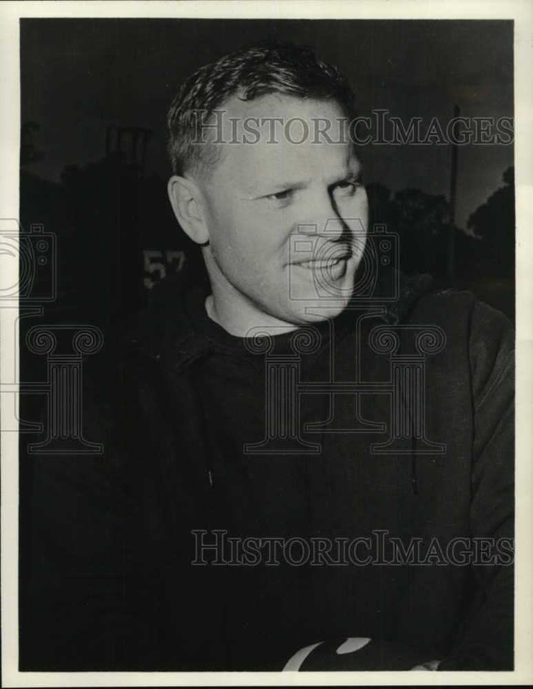 1952 Press Photo Stanford Football Coach Charles &quot;Chuck&quot; Taylor - pix12666- Historic Images
