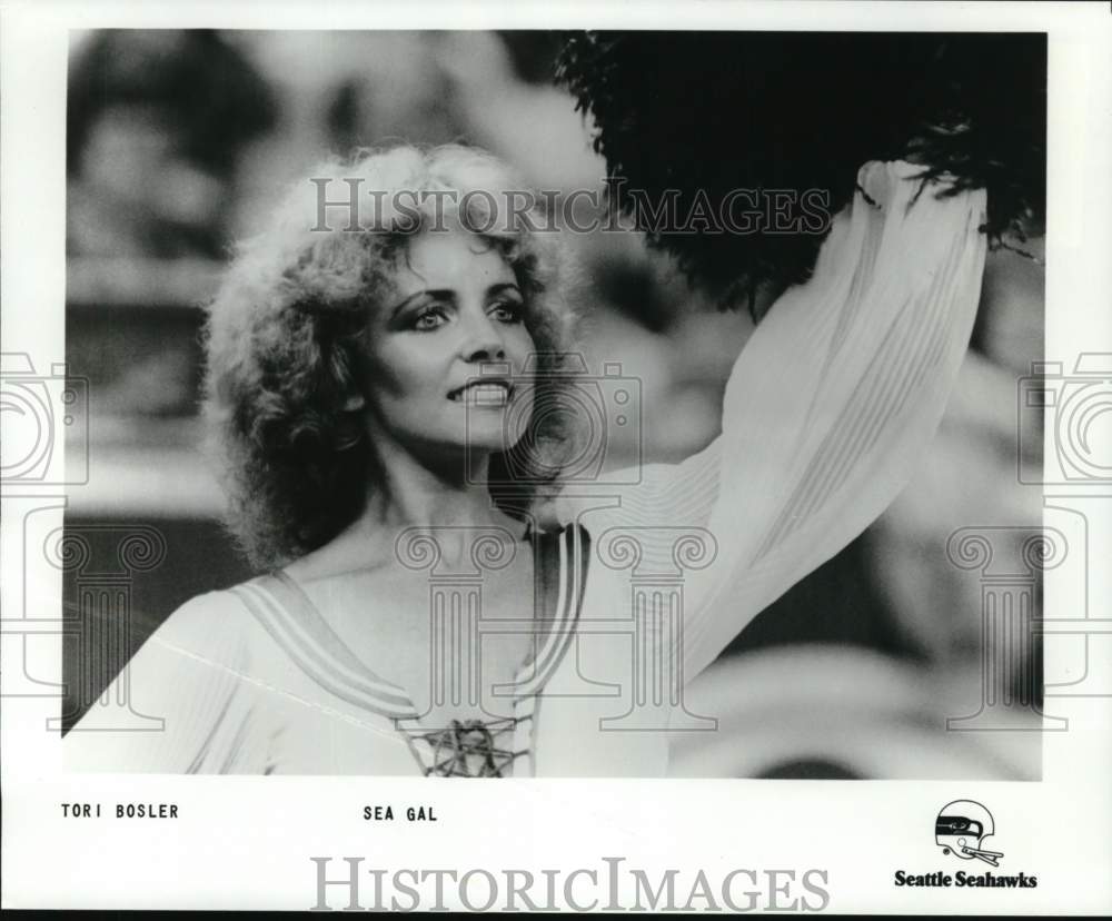 1962 Press Photo Seattle Seahawks' cheerleader Tori Bosler - pix13961- Historic Images