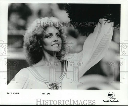 1962 Press Photo Seattle Seahawks' cheerleader Tori Bosler - pix13961- Historic Images