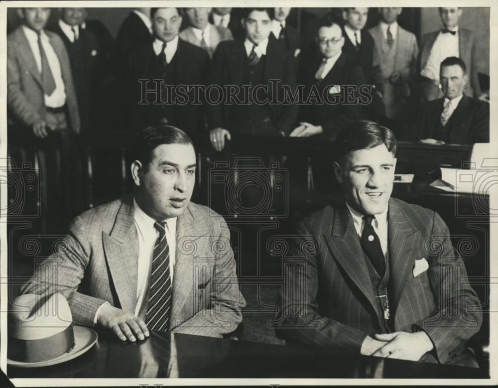 1927 Press Photo Welterweight boxing champ Joe Dundee & others, Los Angeles, CA- Historic Images