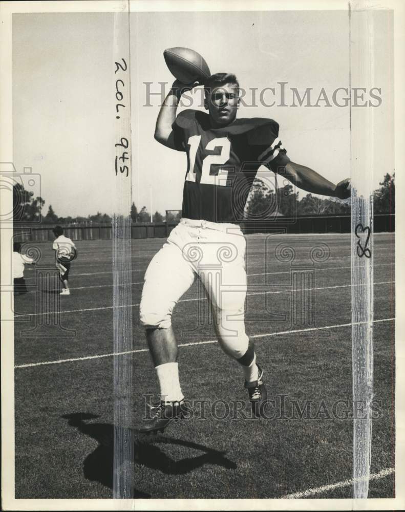 1963 Press Photo Stanford University's football player Dick Ragsdale,- Historic Images