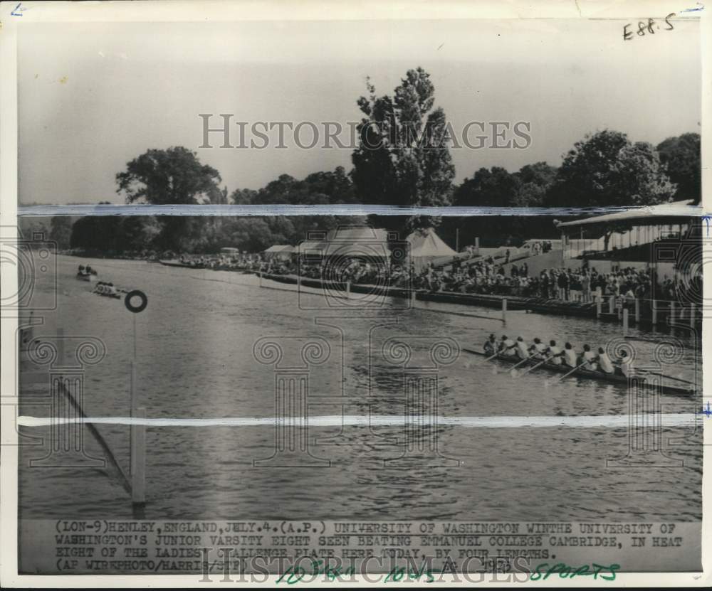 1973 Press Photo Washington University & Emmanuel College Cambridge, England- Historic Images