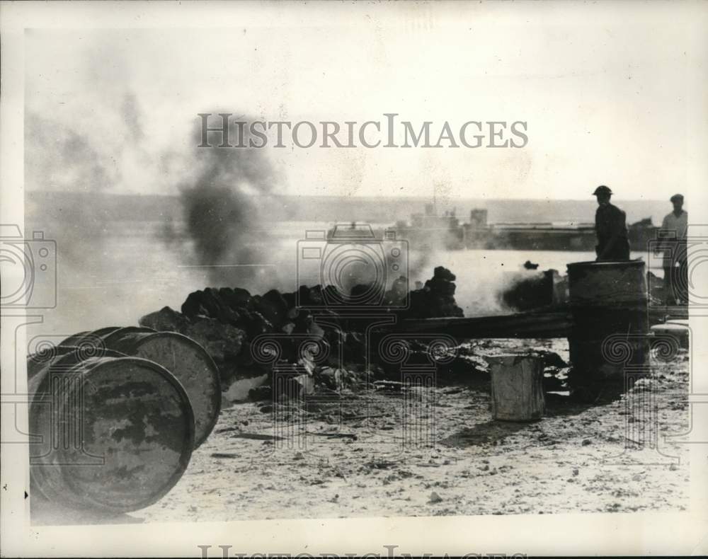 1941 Press Photo Australian troops holds British held stronghold, Tobruk, Libya