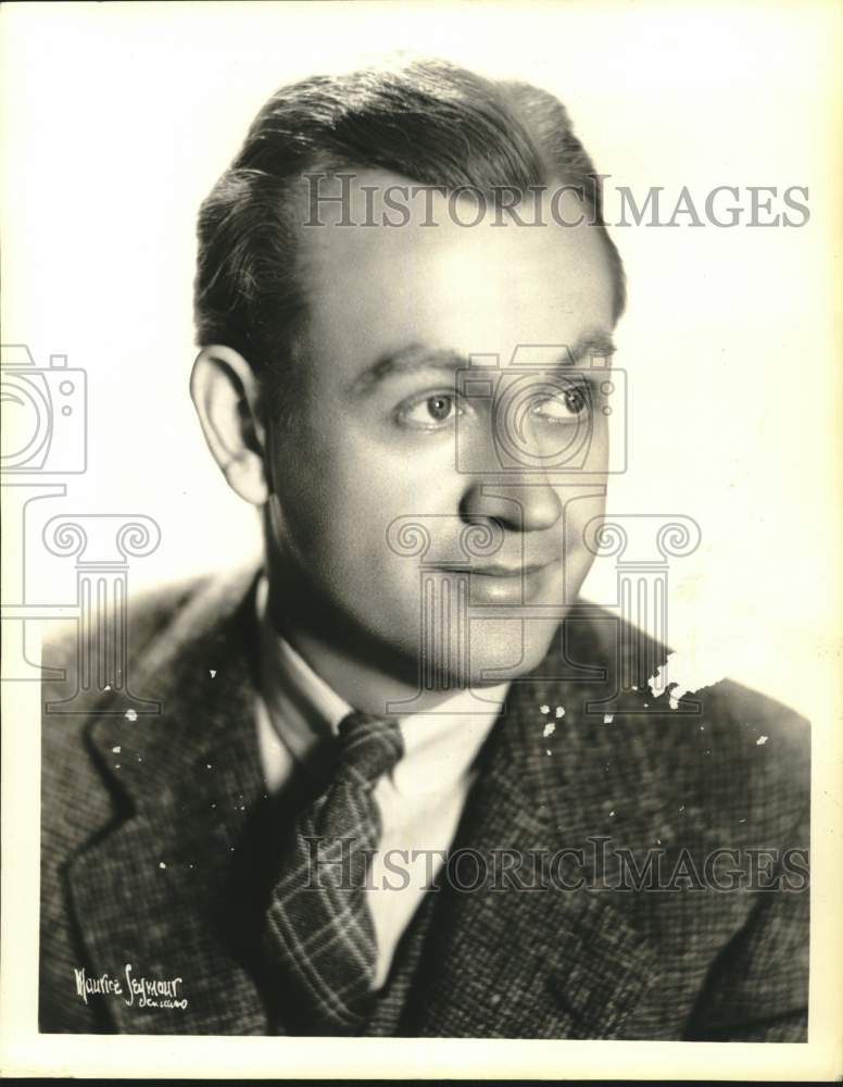1936 Press Photo Cliff Arquette, Radio Star - pix22205- Historic Images