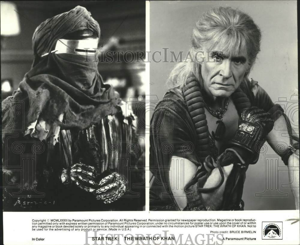 1982 Press Photo Actor Ricardo Montalban stars in &quot;Star Trek: The Wrath of Khan&quot;- Historic Images