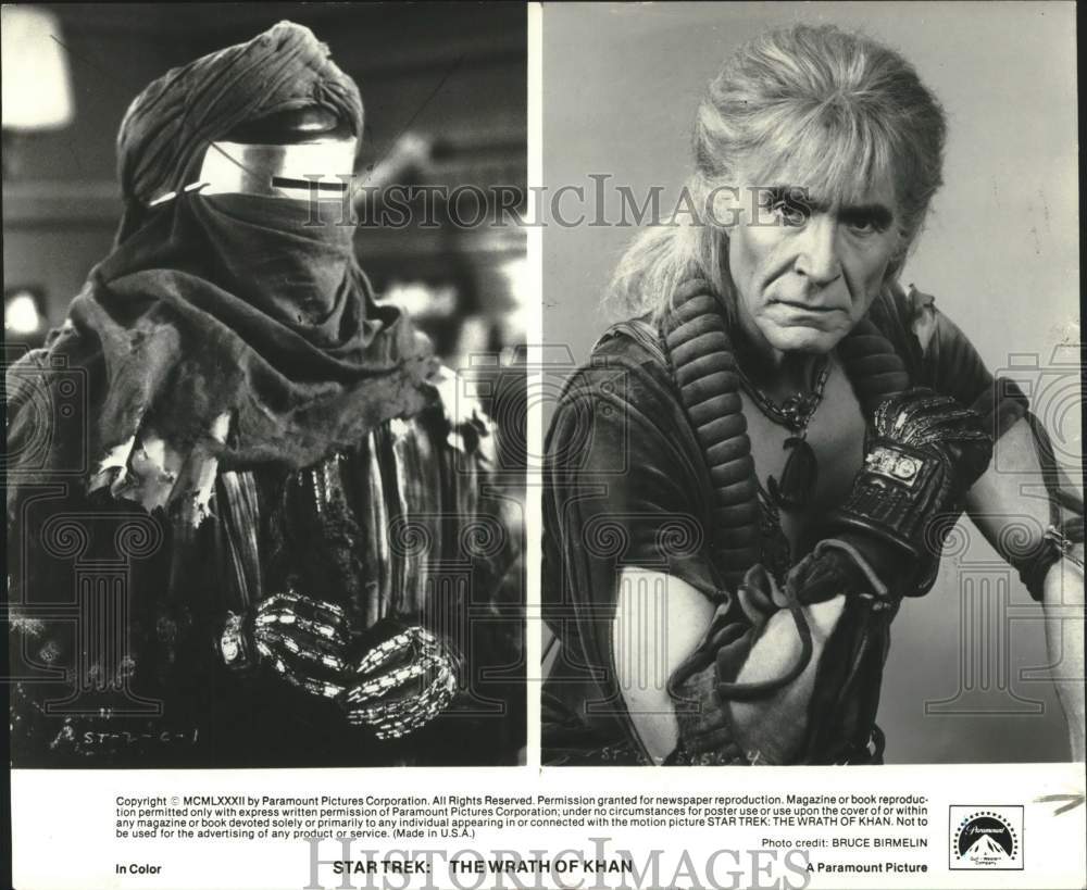 1982 Press Photo Actor Ricardo Montalban stars in "Star Trek: The Wrath of Khan"- Historic Images