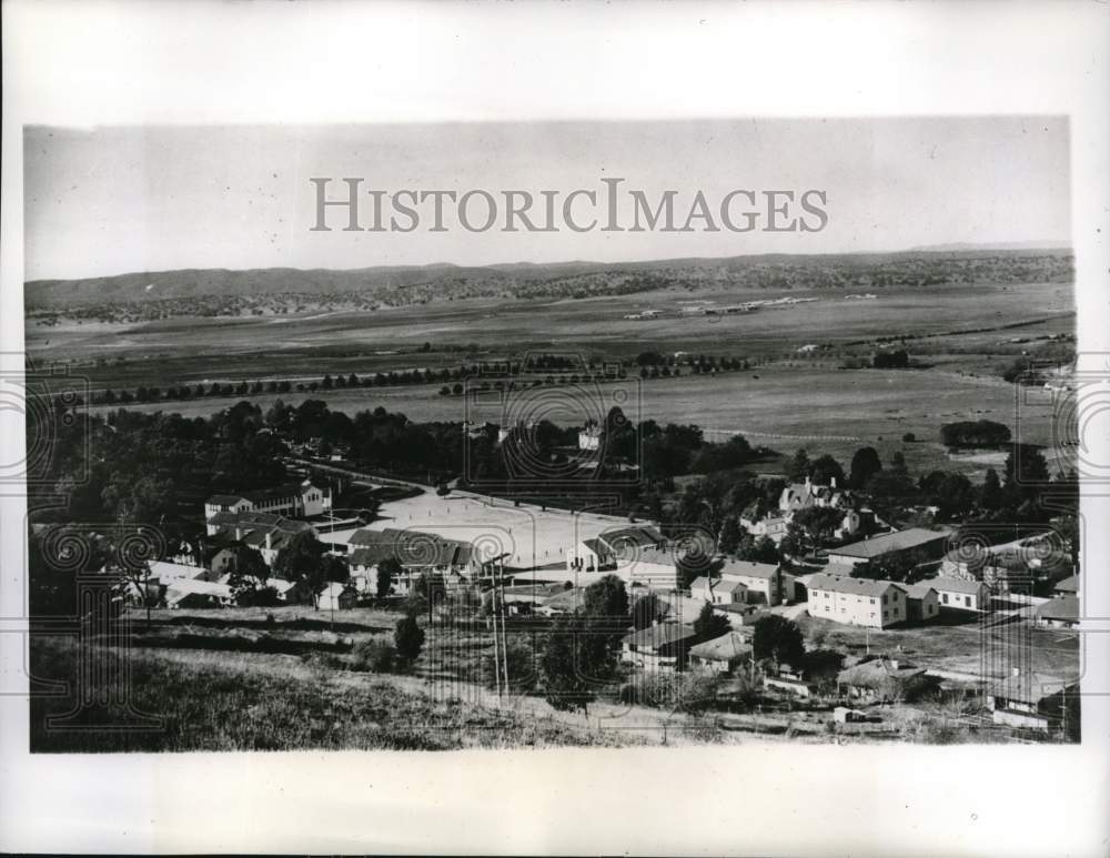 1942 Press Photo Royal Military College & the airport in Canberra, Australia- Historic Images