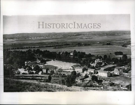 1942 Press Photo Royal Military College & the airport in Canberra, Australia- Historic Images