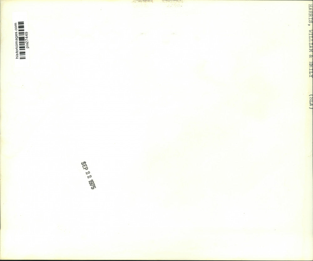 1975 Press Photo Redwood City, California mugshots of Billand Emily Harris